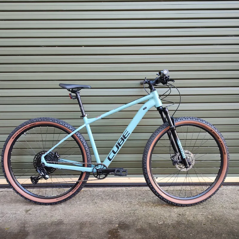 Cube Access WS SL Womens Hardtail Mountain Bike - Oldmint / Black-1