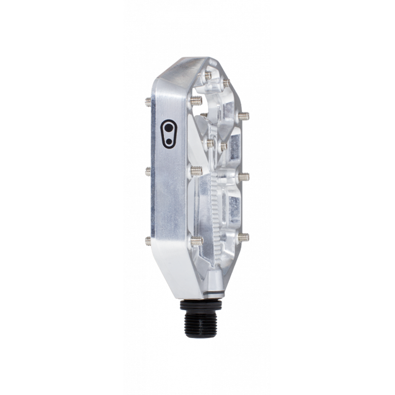 Crankbrothers Stamp 7 Flat MTB Pedals - Silver-1