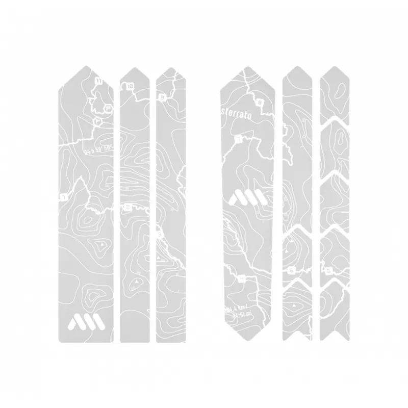 AMS All Mountain Style Honeycomb Frame Guard Gravel / Road-6