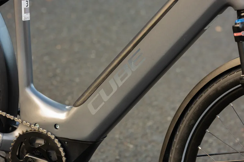 Ex-Hire Cube Touring Hybrid EXC 625 Easy Entry Electric Leisure Bike - Grey/Metal-1