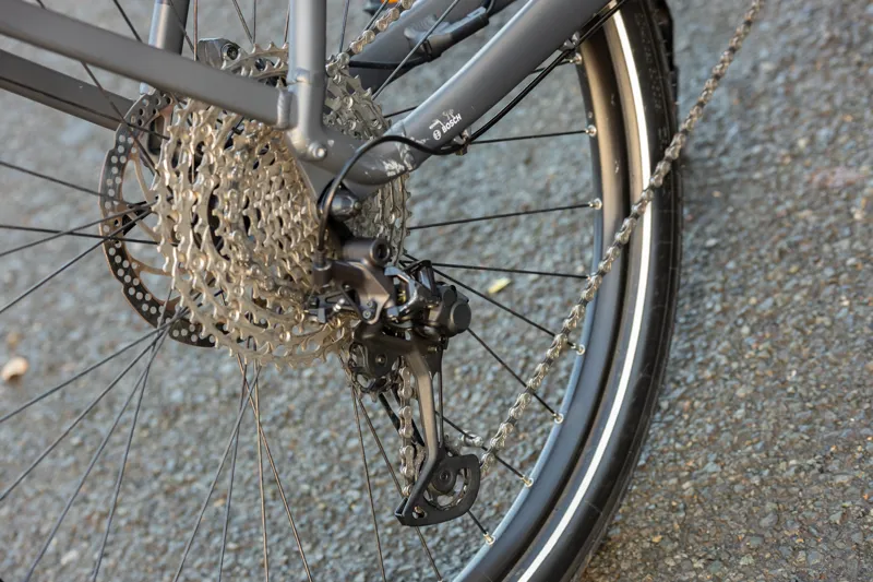 Ex-Hire Cube Touring Hybrid EXC 625 Easy Entry Electric Leisure Bike - Grey/Metal-4