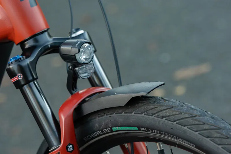 Ex-Hire Cube Kathmandu Hybrid EXC 750 Trekking eBike - Red/Black-1