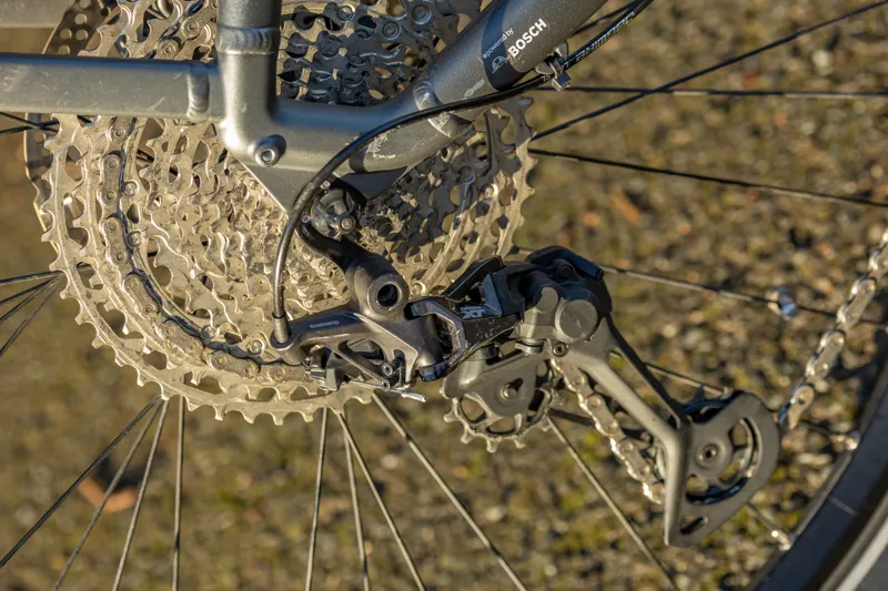 Ex-Hire Cube Touring Hybrid EXC 625 Trapeze Electric Leisure Bike - Grey/Metal-5