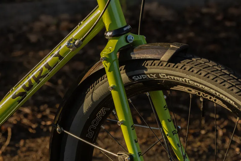 Ex-Hire Surly Disc Trucker - 26Inch Touring Bike - Pea Lime Soup-4