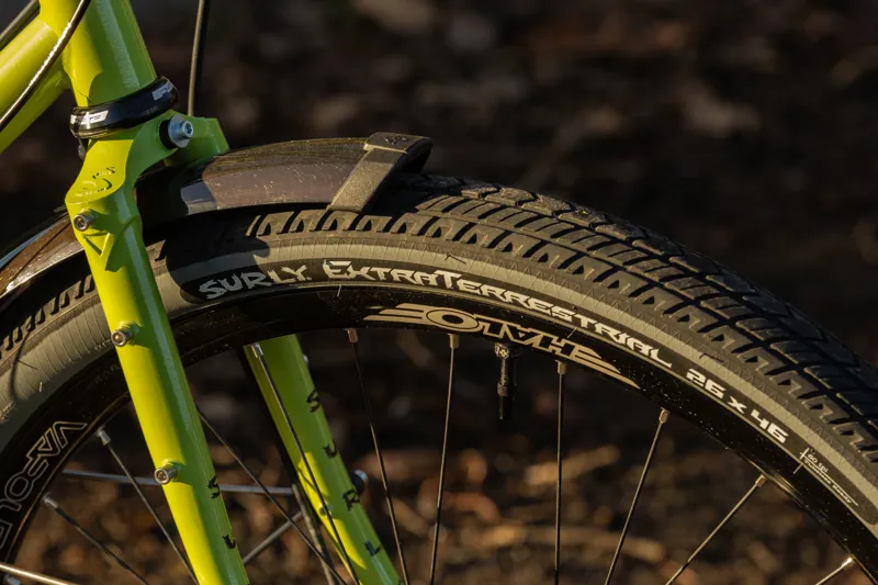 Ex-Hire Surly Disc Trucker - 26Inch Touring Bike - Pea Lime Soup-5