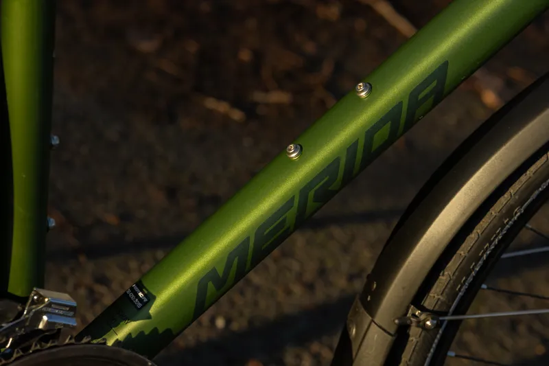 Ex-Hire Merida Crossway 300 Trapeze Hybrid / Leisure Bike - Small - Green-2