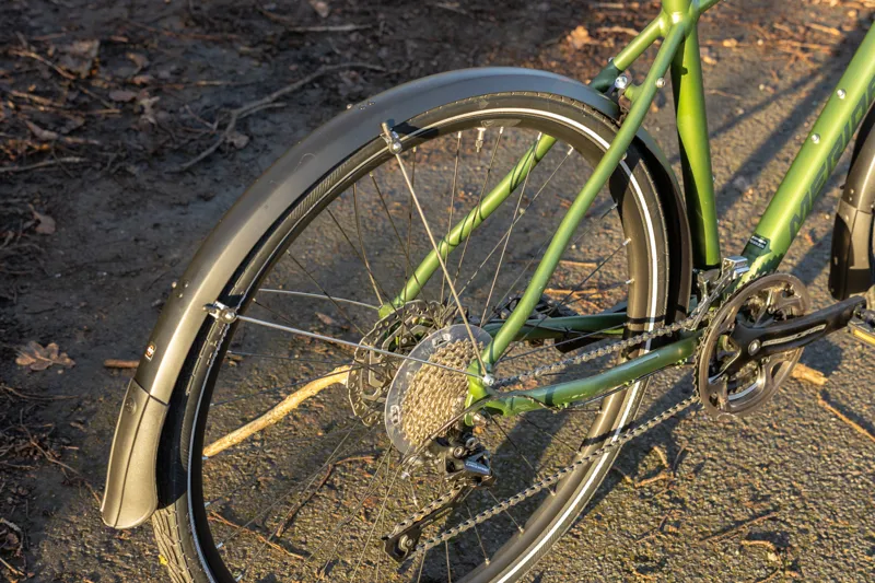 Ex-Hire Merida Crossway 300 Trapeze Hybrid / Leisure Bike - Small - Green-9