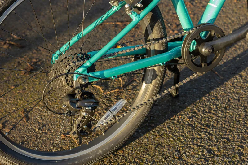 Ex-Hire Marin Coast Trail 24 Inch Kids Bike - Teal / Silver-8