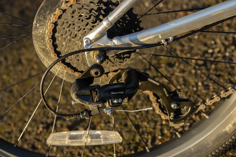 Ex-Hire Marin Coast Trail 24 Inch Kids Bike - Silver/Black-5