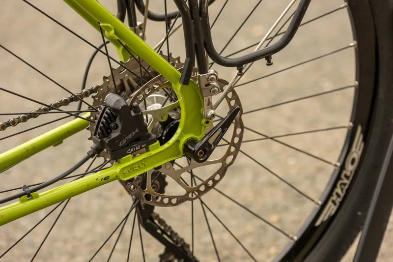Ex-Hire Surly Disc Trucker 26 Inch Custom Built Touring Bike - Pea Soup Green-12