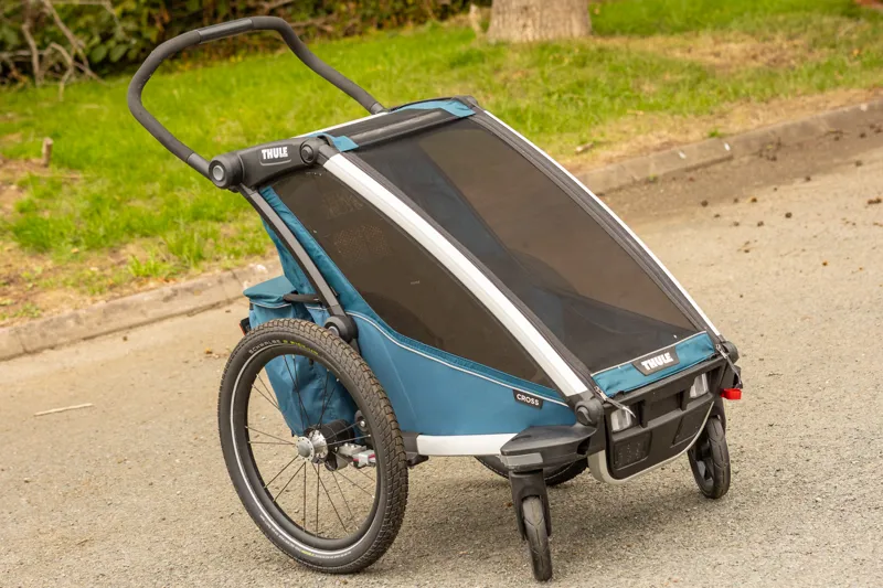 Ex-Hire Thule Chariot Cross 1 Single Seat Child Bike Trailer and Pushchair-1