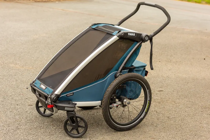 Ex-Hire Thule Chariot Cross 1 Single Seat Child Bike Trailer and Pushchair-2