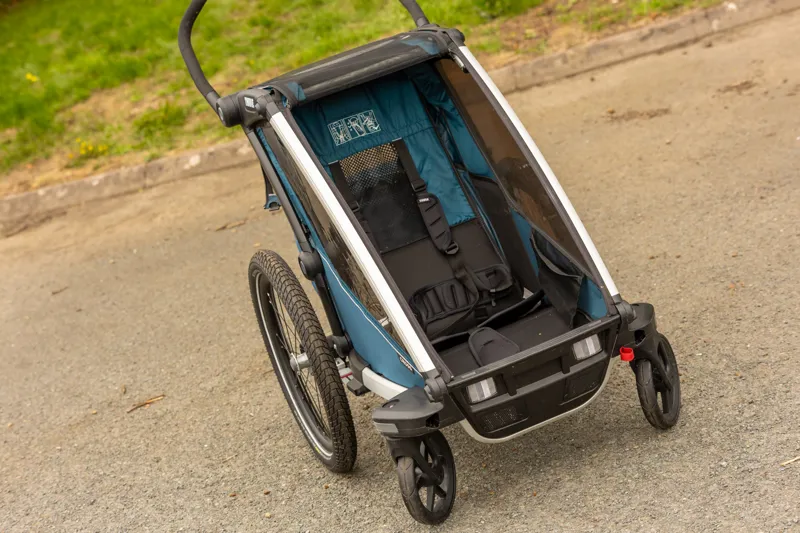 Ex-Hire Thule Chariot Cross 1 Single Seat Child Bike Trailer and Pushchair-3