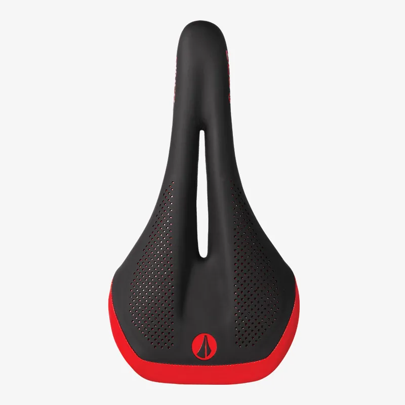 SDG Allure V2 Women's Lux-Alloy Bicycle Saddle - Black/Red-1
