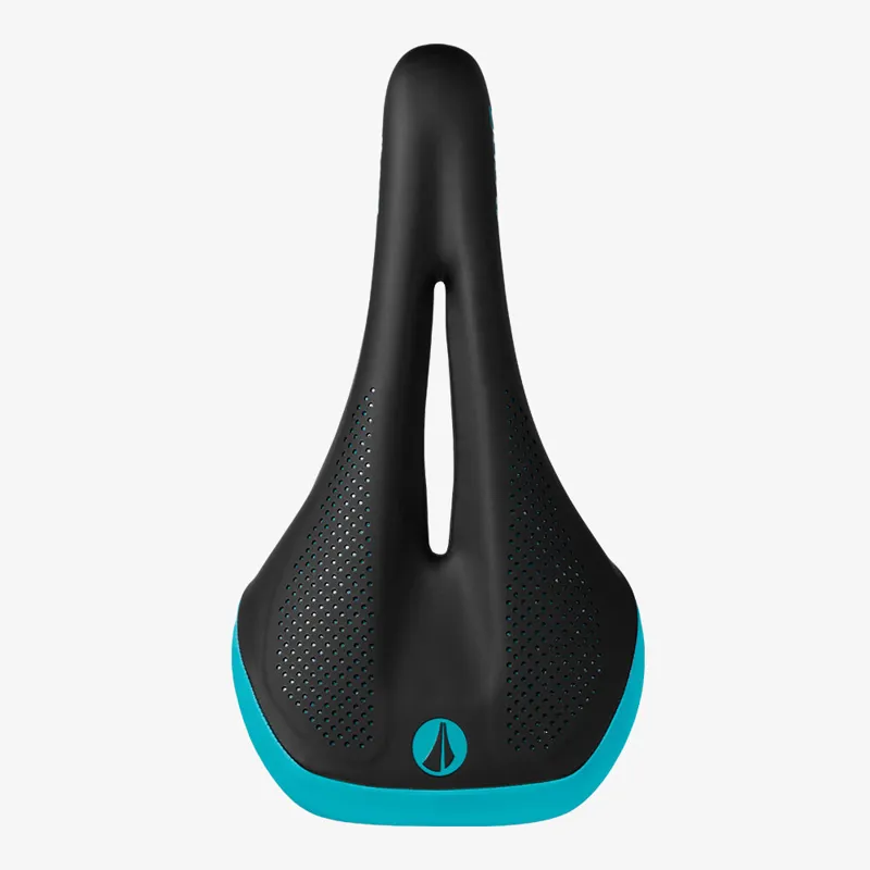 SDG Allure V2 Women's Lux-Alloy Bicycle Saddle - Black/Turquoise-1