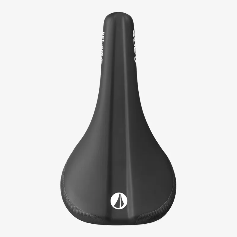 SDG Bel Air V3 Lux-Alloy Bicycle Saddle - Black/White-1