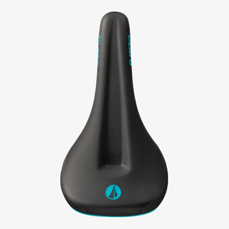 SDG Bel Air V3 Max Lux-Alloy Saddle - Black/ Turquoise-1