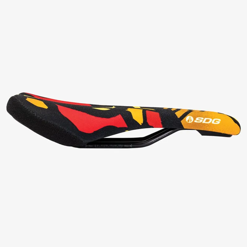 SDG Bel Air V3 Lux-Alloy Terra Firma Bicycle Saddle - Haisie Orange-2