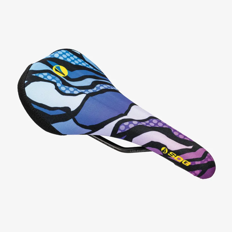 SDG Bel Air V3 Lux-Alloy Terra Firma Bicycle Saddle - Haisie Purple-3