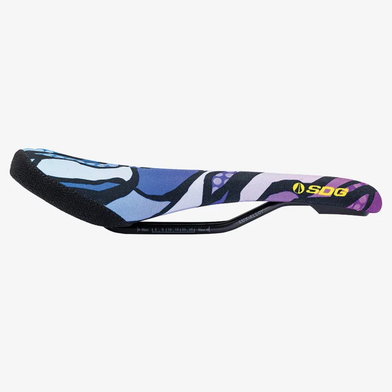 SDG Bel Air V3 Lux-Alloy Terra Firma Bicycle Saddle - Haisie Purple-2