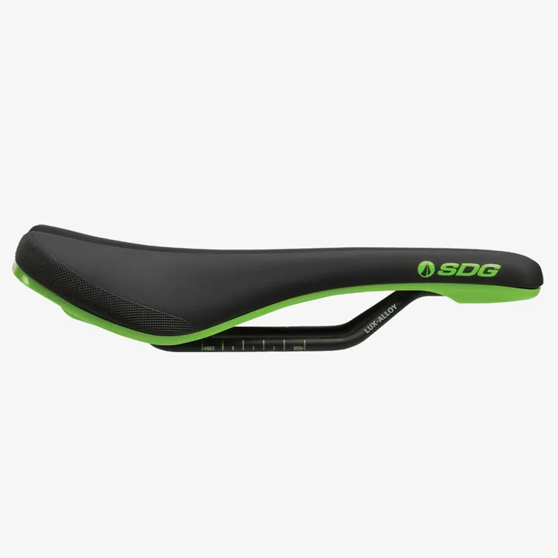 SDG Bel Air V3 Lux-Alloy Bicycle Saddle - Green-2