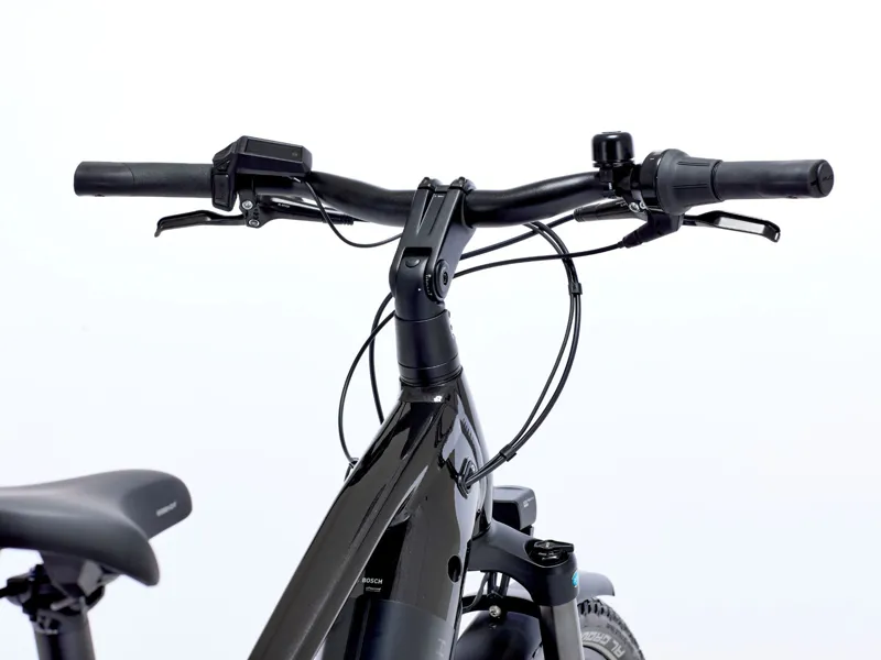 Raleigh Novus Hub Gear Electric Hybrid Bike - Onyx Black Gloss-2