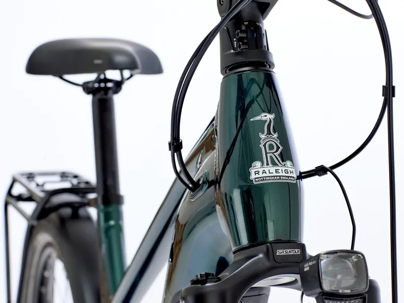Raleigh Novus+ Derailleur Gear Electric Hybrid Bike - Green-2