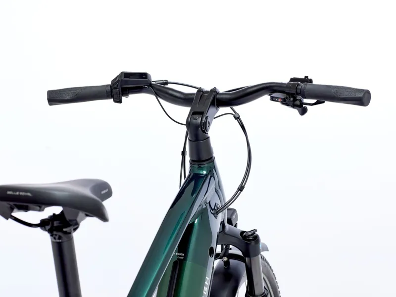 Raleigh Novus+ Derailleur Gear Electric Hybrid Bike - Green-3