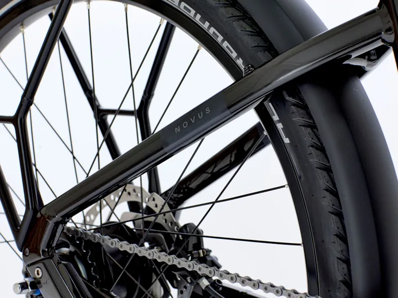 Raleigh Novus Hub Gear Electric Hybrid Bike - Onyx Black Gloss-6