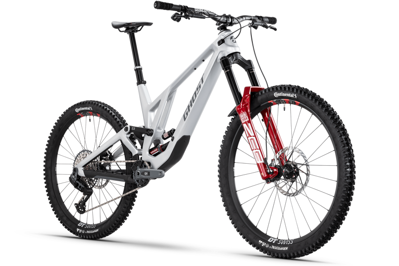 Ghost Poacha Full Party Carbon Full-Suspension E-MTB - Silver-1