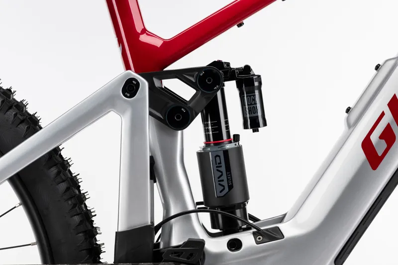 Ghost E-RIOT CF Advanced Carbon Full-Suspension E-MTB - Red/Grey -4