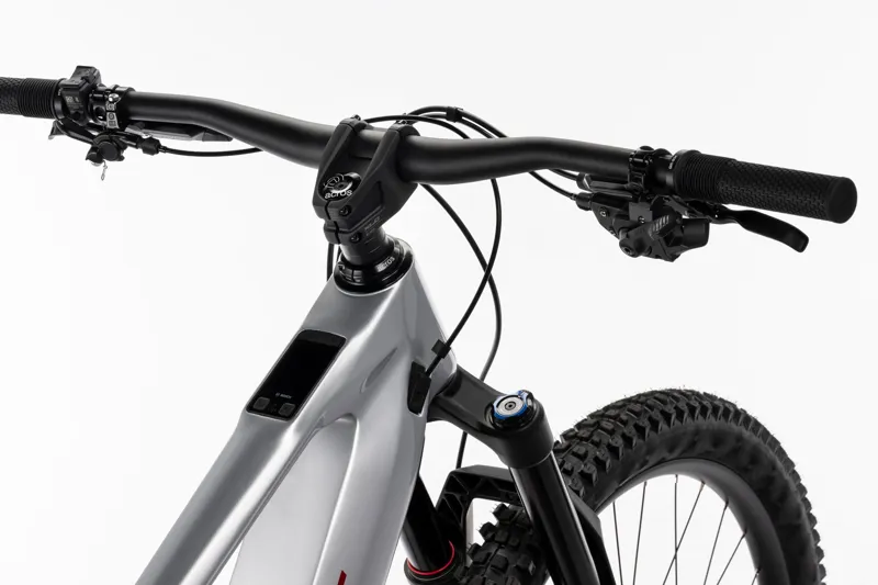 Ghost E-RIOT CF Advanced Carbon Full-Suspension E-MTB - Red/Grey -6