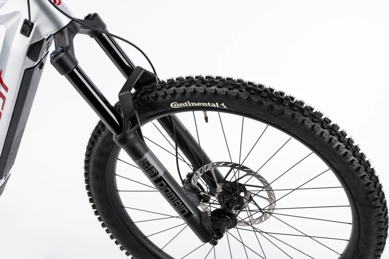 Ghost E-RIOT CF Advanced Carbon Full-Suspension E-MTB - Red/Grey -5