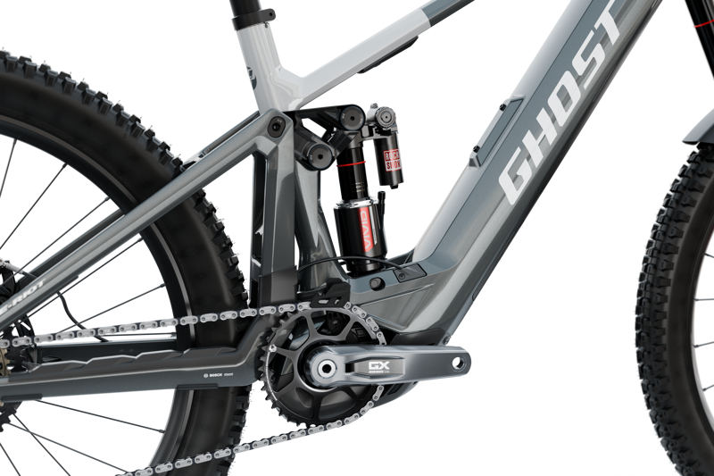 Ghost E-Riot CF Full Party Carbon Full-Suspension E-MTB - Mist Blue-5