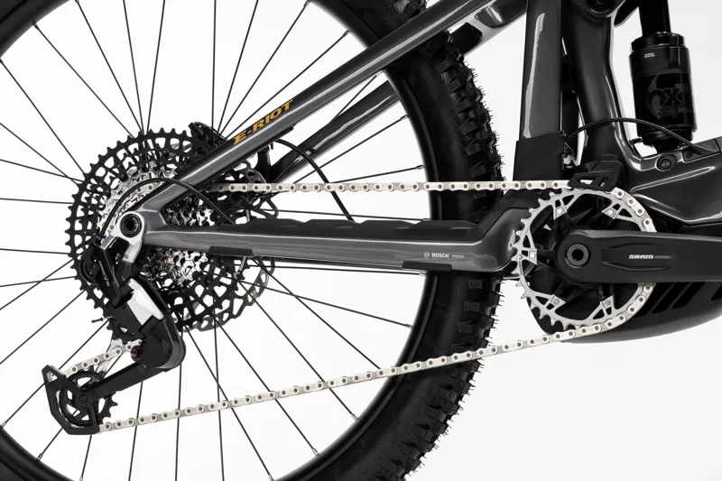 Ghost E-Riot CF Pro Carbon Full-Suspension E-MTB - Metal/Coffee-4
