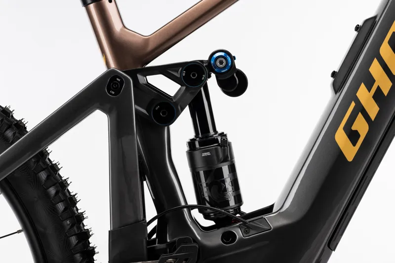 Ghost E-Riot CF Pro Carbon Full-Suspension E-MTB - Metal/Coffee-6