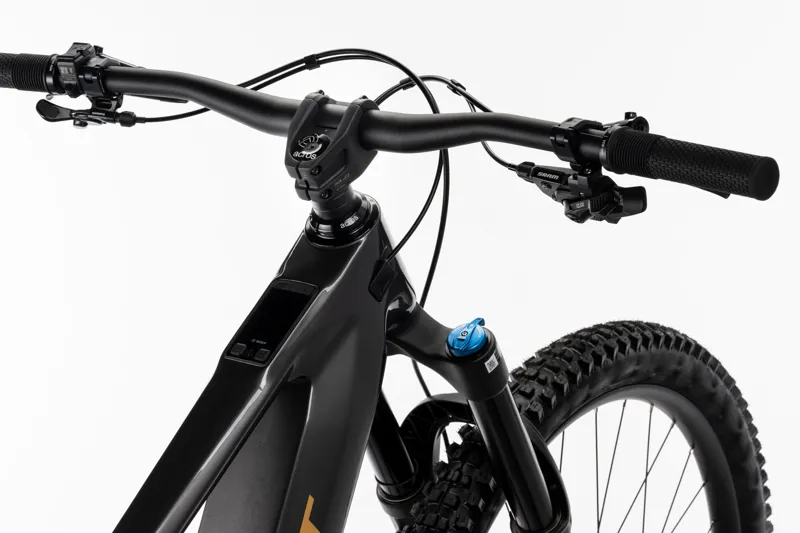 Ghost E-Riot CF Pro Carbon Full-Suspension E-MTB - Metal/Coffee-2