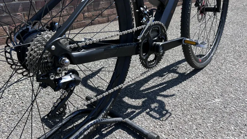 Sava E-Gravel Rear Hub Motor Electric Gravel/Road Bike - Black-2