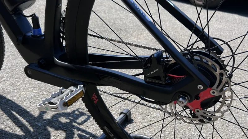 Sava E-Gravel Rear Hub Motor Electric Gravel/Road Bike - Black-3