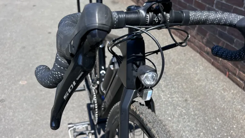 Sava E-Gravel Rear Hub Motor Electric Gravel/Road Bike - Black-6