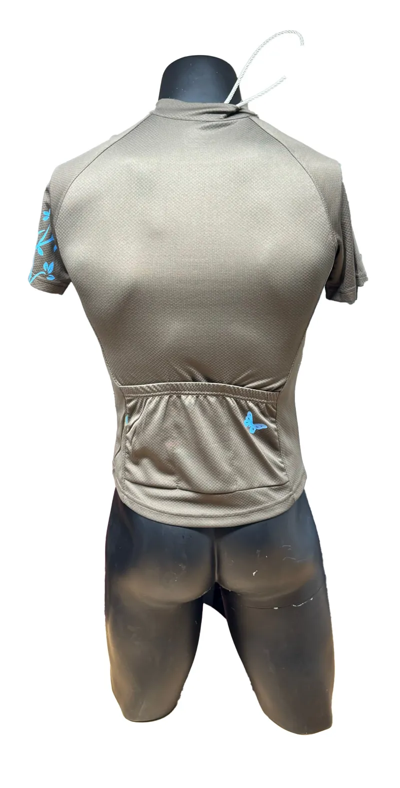 Polaris Torin Womens Short Sleeve Cycling Shirt - Chocolate - Size 10-1