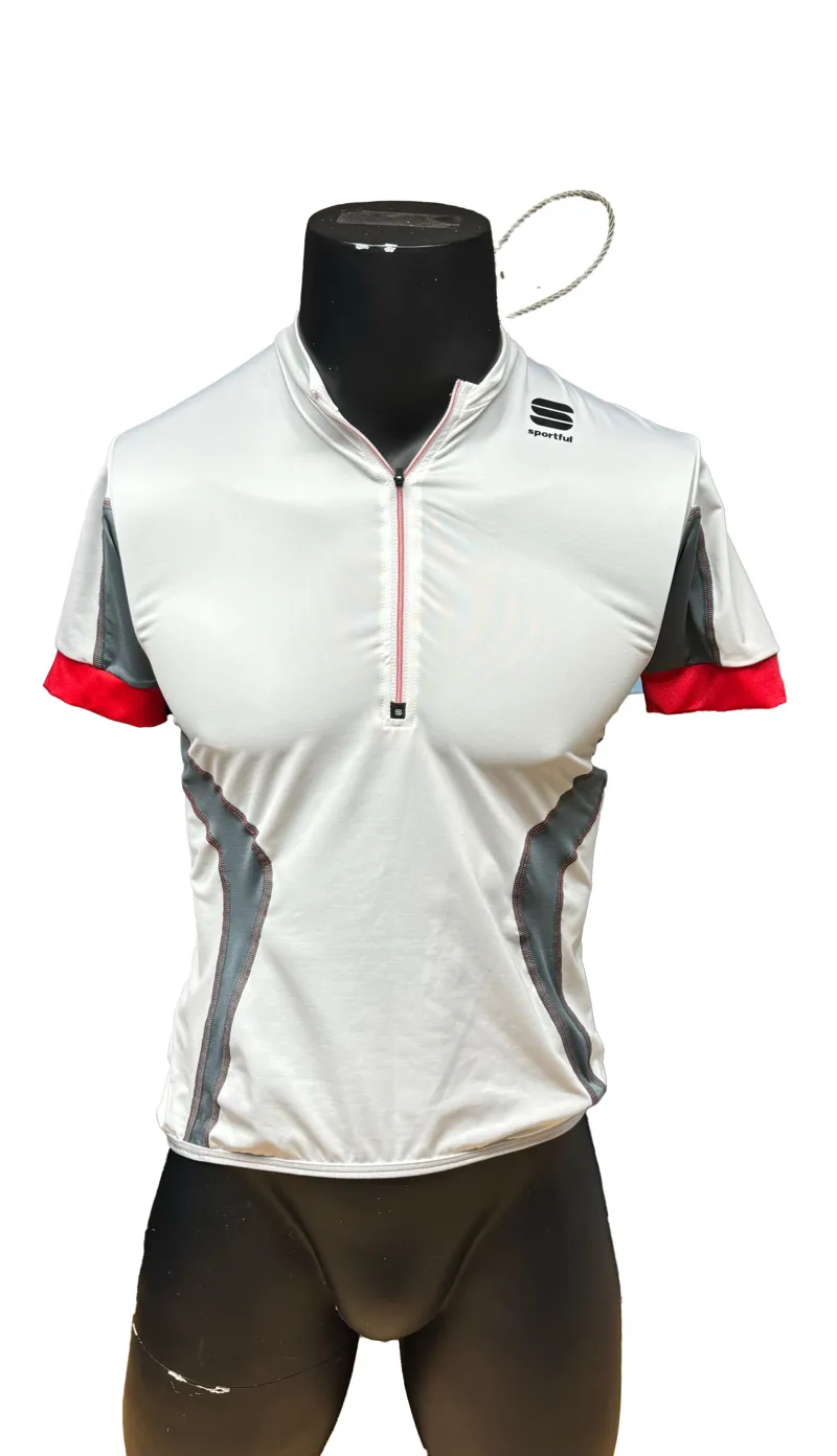 Sportful Anakonda Womens Road Cycling Jersey Large - White