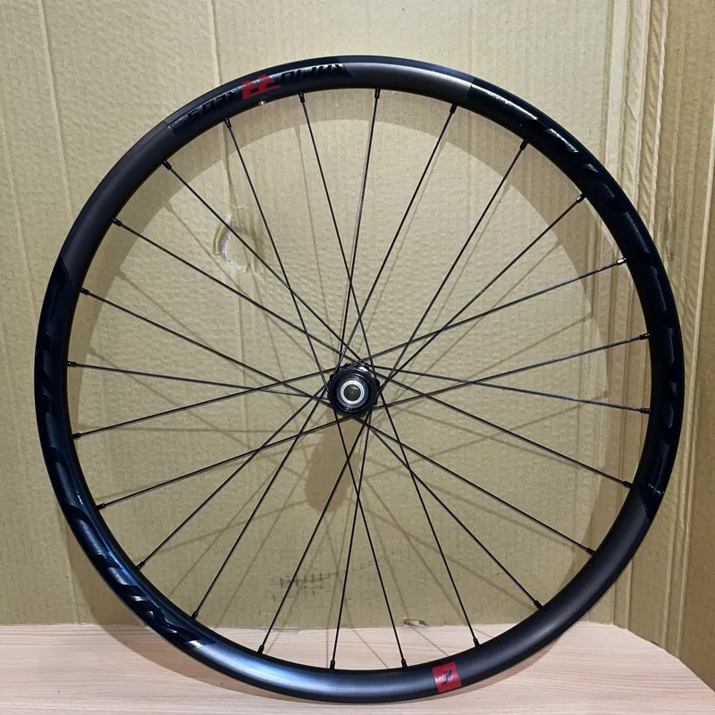 Ex-Hire Fulcrum Rapid Red 5 27.5/650b Gravel Front Wheel 100x15 CL Disc 24H TLR-1