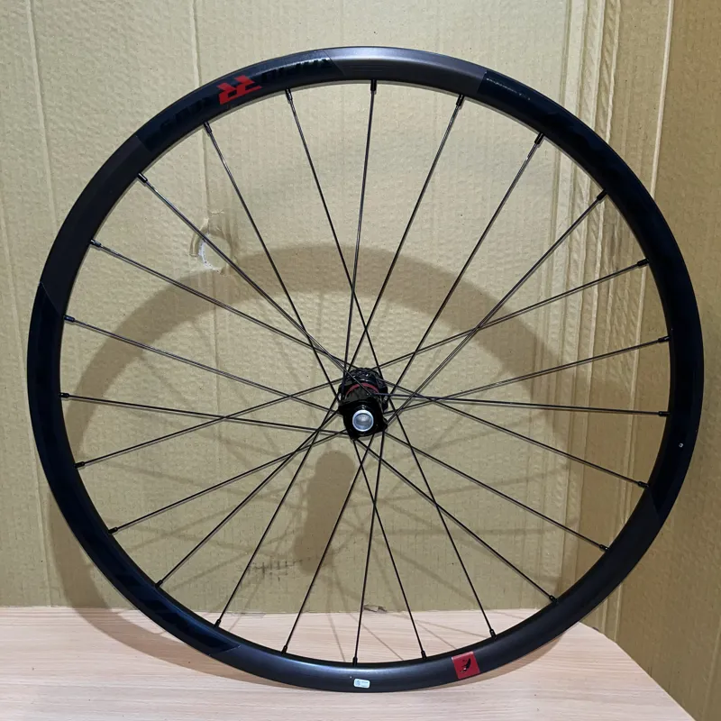 Ex-Hire Fulcrum Rapid Red 5 27.5/650b Gravel Front Wheel 100x15 CL Disc 24H TLR