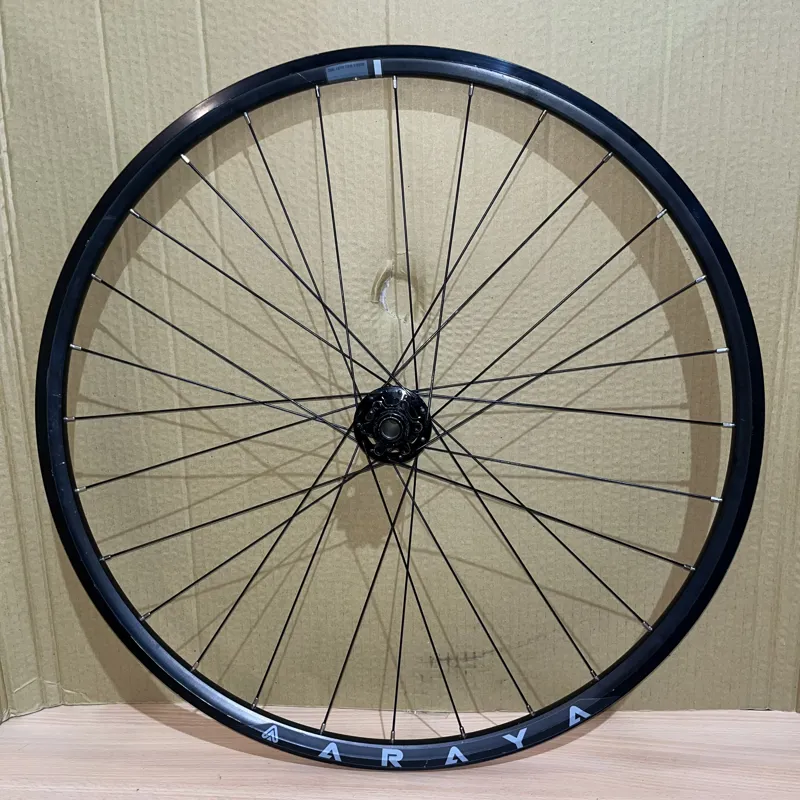 29 Inch Front MTB Wheel - 100x15 6 Bolt Disc 28H - Araya Rim-1