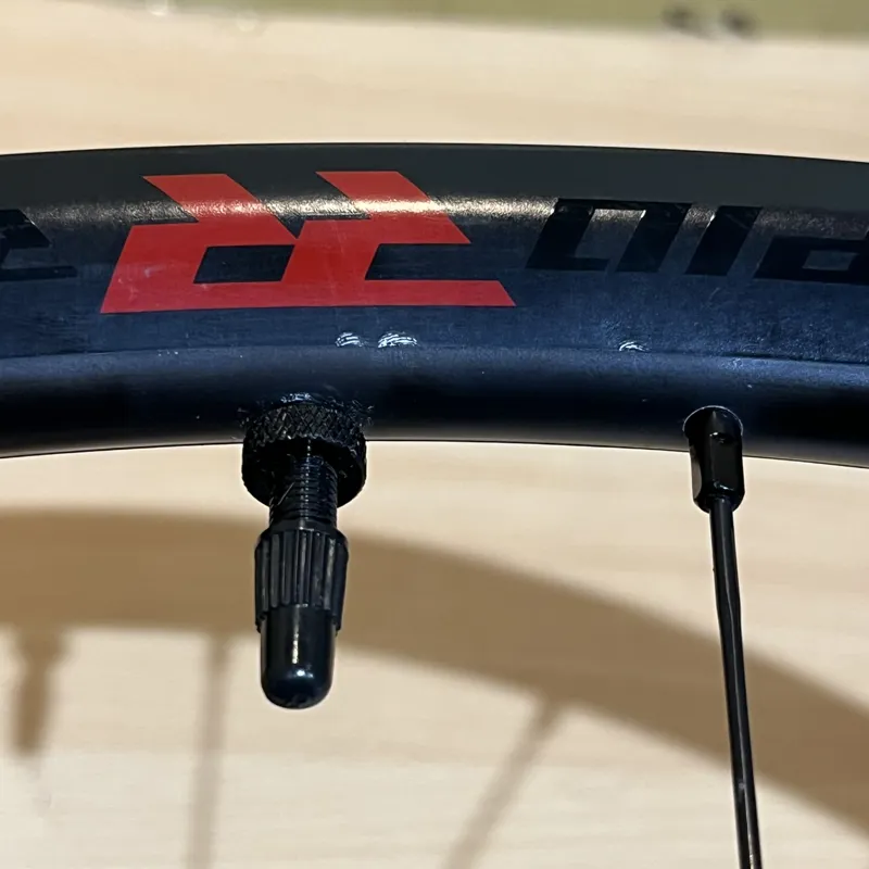 Ex-Hire Fulcrum Rapid Red 5 DB 650B Gravel Wheelset - Centre Lock / TLR-2