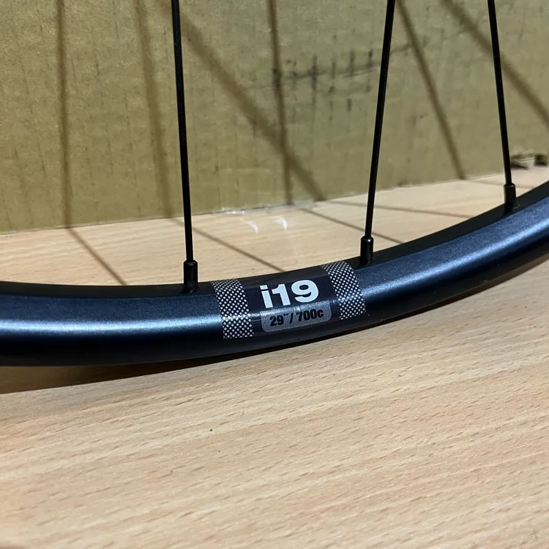 700c Front Hybrid Wheel - WTB i19 Rim - Shimano Deore Hub - 110x15 Boost CL Disc-3