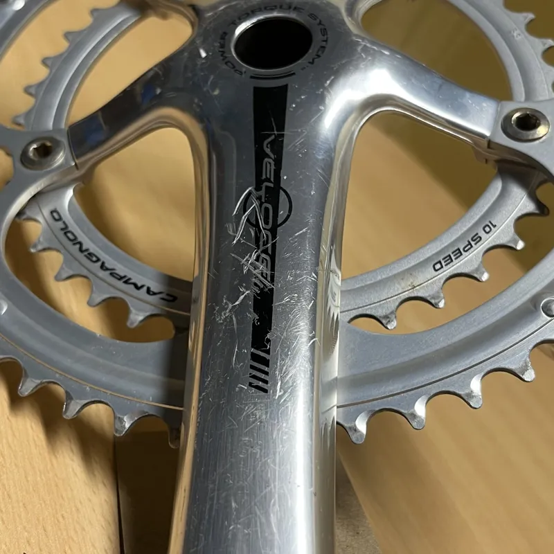 Campagnolo Veloce 10-Speed Power Torque System Crankset 53/39T 172.5mm -3