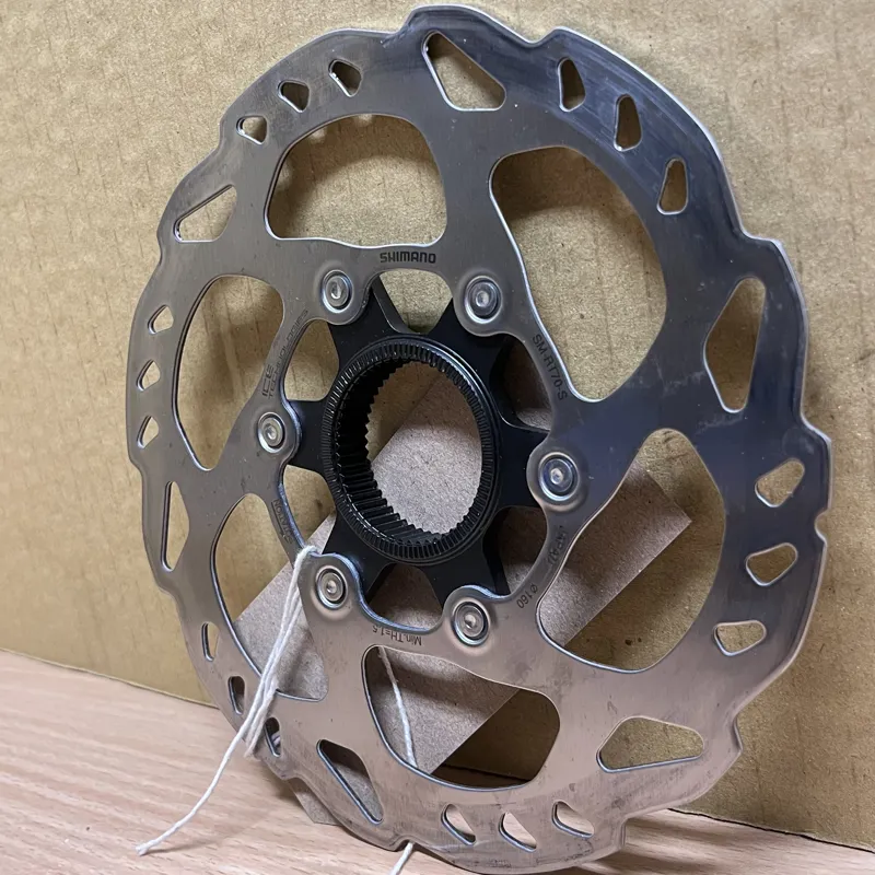 Shimano SM-RT70 Ice Tech Centre Lock Disc Brake Rotor 160mm Silver/Black-2