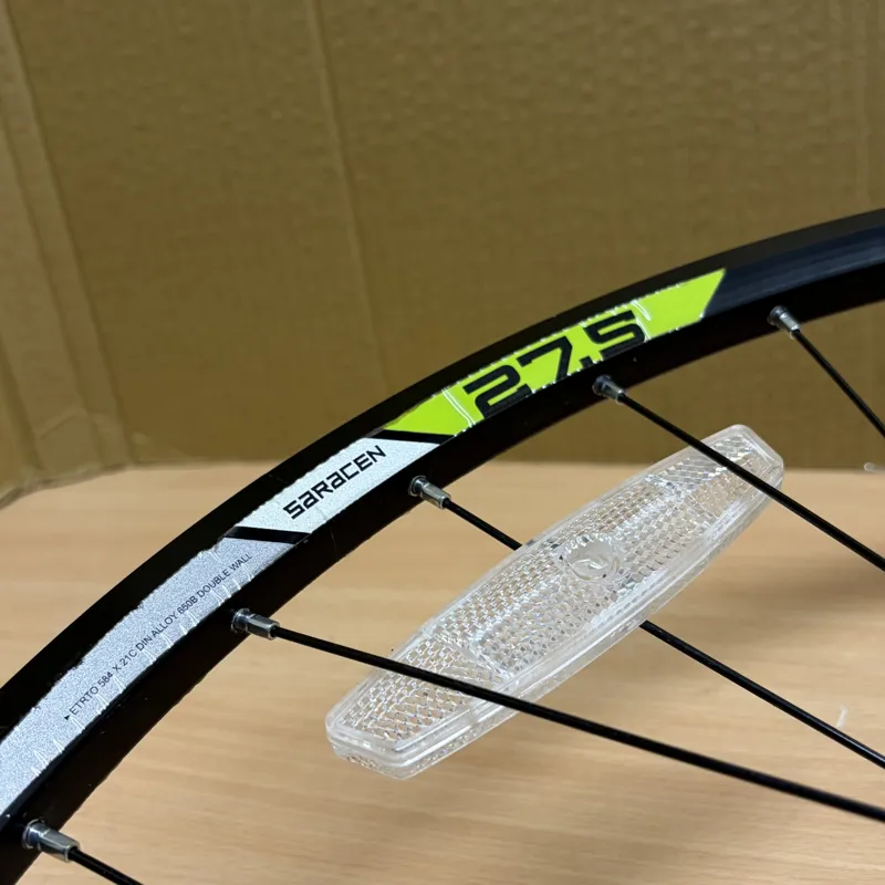 Saracen 27.5 Inch MTB Front Wheel - QR Centre Lock Disc 32H Shimano RM35 Hub-2